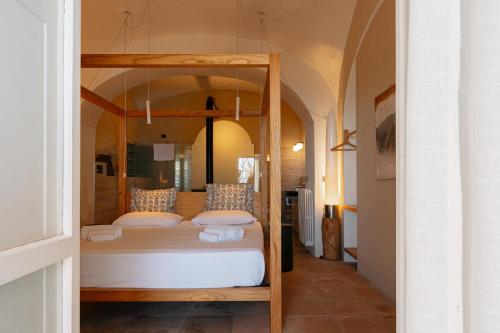 A bed or beds in a room at Casa Flora