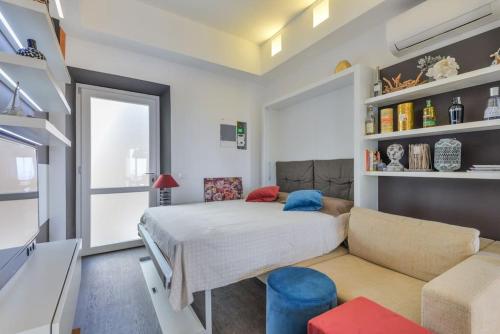 Postel nebo postele na pokoji v ubytování Casa Nanuk - Capoliveri