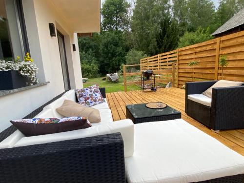 Χώρος καθιστικού στο Apartament Masuria SPA Renata Rosłoń