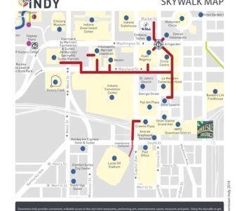a map of a subway map with a red line at 3BR CozySuites at The Block Pool Table and Arcade in Indianapolis