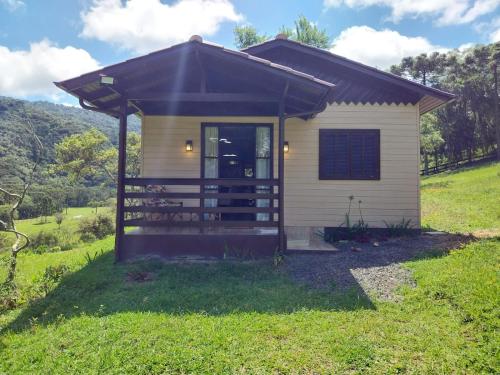 Bygningen som feriehuset ligger i