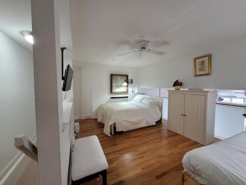 Postel nebo postele na pokoji v ubytování Duplex New York loft
