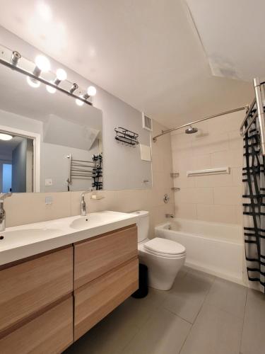 Koupelna v ubytování Duplex New York loft