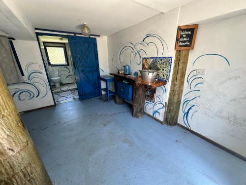 Ο χώρος του λόμπι ή της ρεσεψιόν στο Cooks Beach Holiday Home