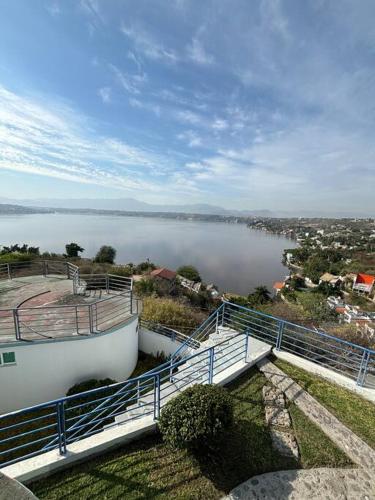 a view of a large body of water at Terraza del Lago in Tequesquitengo