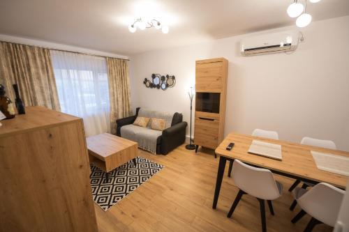 Χώρος καθιστικού στο RITM Apartament