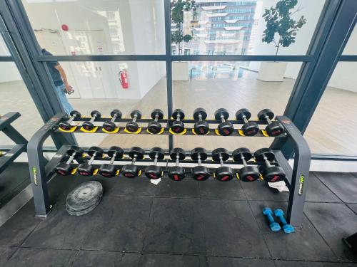 Fitness center at/o fitness facilities sa Reizz Residence By D'Amour