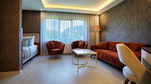 Ruang duduk di Vela Verde Hotel & SPA