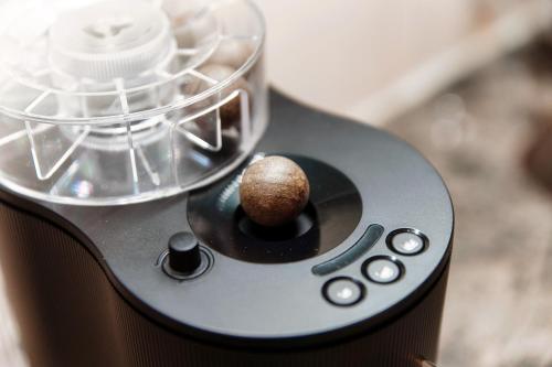 a close up of a food processor with a ball in it at Little Paradise by Quokka 360 - mix of practicality and fitness in Paradiso