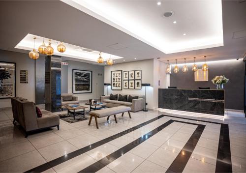 Lobbyn eller receptionsområdet på The Catalyst Apartment Hotel by NEWMARK
