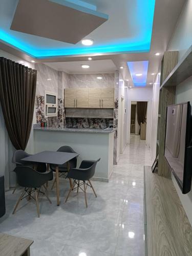 Kuchyň nebo kuchyňský kout v ubytování Nový velký apartmán centrum Sheraton, Hurghada