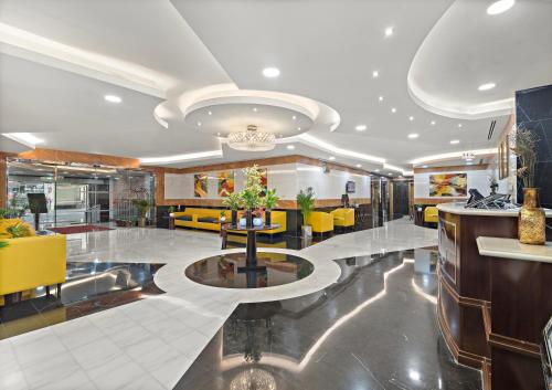 Χώρος καθιστικού στο Al Khoory Hotel Apartments Al Barsha
