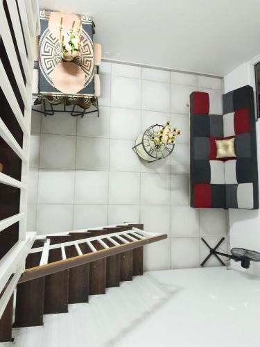 Giường trong phòng chung tại Lova Lova