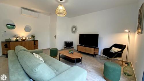 Χώρος καθιστικού στο Breakislebed 3 Maisons CHU LIMOGES