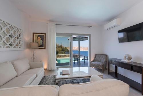Χώρος καθιστικού στο Greco Philia Hotel Boutique