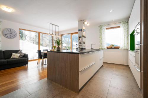 Kuchyň nebo kuchyňský kout v ubytování Ferienwohnung Hinterlehen