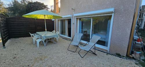 T2 rez de villa proche de la mer b&b sita