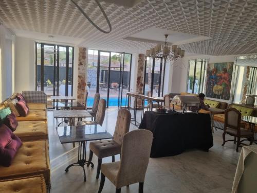 Χώρος καθιστικού στο Riad l'Animation