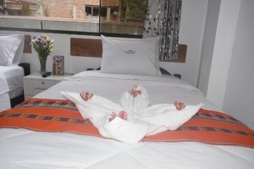 Katil atau katil-katil dalam bilik di Hostel VALLE DORADO MACHUPICCHU