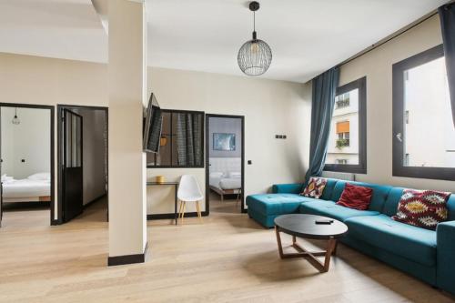 Zona d'estar a 189 Suite Nine - Superb apartment in Paris