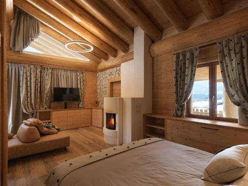 Posteľ alebo postele v izbe v ubytovaní Hotel Haus Michaela