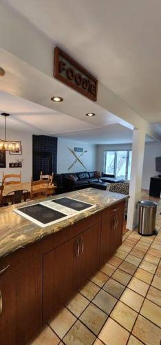 Kuchyň nebo kuchyňský kout v ubytování Chalet 4saisons