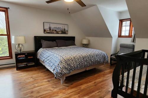 Postel nebo postele na pokoji v ubytování Chalet 4saisons