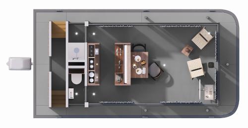 Floor plan ng Spreeapartment LUNA