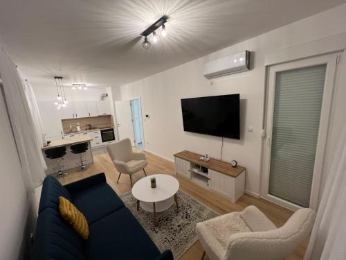 TV a/nebo společenská místnost v ubytování Apartment CHILL