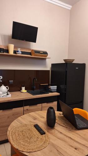 Kuchyň nebo kuchyňský kout v ubytování Górnośląska 19