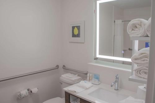 Ένα μπάνιο στο Hampton Inn Danville