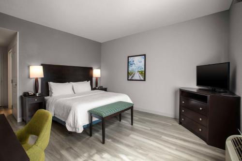 Телевизор и/или развлекательный центр в Hampton Inn & Suites Homestead Miami South
