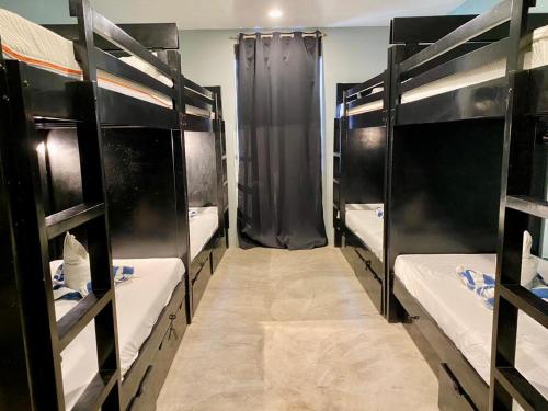 Двухъярусная кровать или двухъярусные кровати в номере Siargao Bed and Brewery