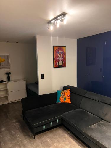 Χώρος καθιστικού στο Makowy Apartament Konin