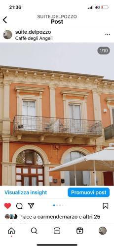 a screenshot of a cell phone of a building at Suite.delpozzo in Capurso