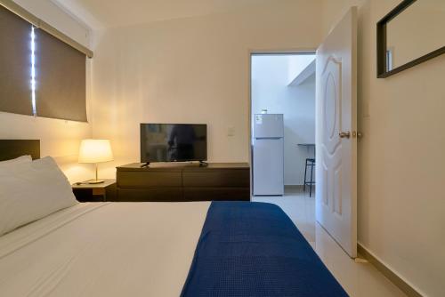Katil atau katil-katil dalam bilik di Escape Studio Close to Agora Mall