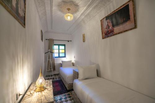 Zona de estar de Riad dar Yamna