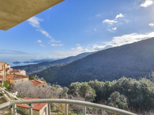 a view from a balcony of a mountain at Apartment Sant'Agabito by Interhome in Marciana