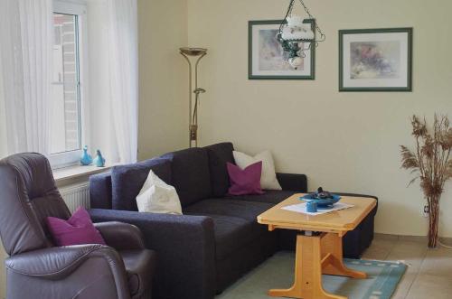 Istumisnurk majutusasutuses Ferienwohnung Schneider