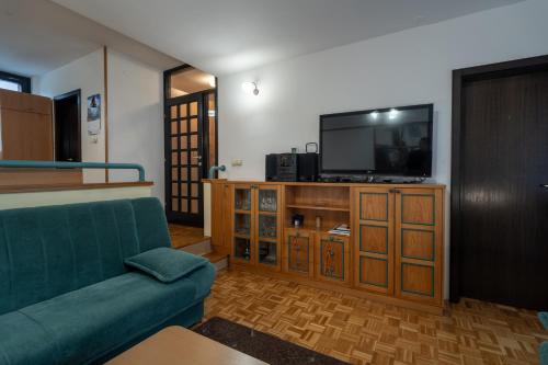 TV a/nebo společenská místnost v ubytování Apartment Maj, Kranjska Gora - Center