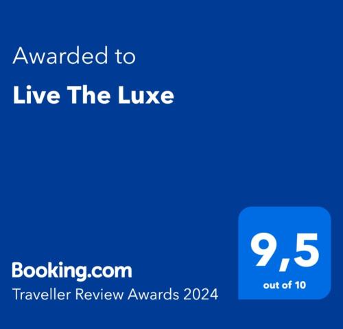a screenshot of a cell phone with the text wanted to live the hype at Live The Luxe in Kallithea Halkidikis