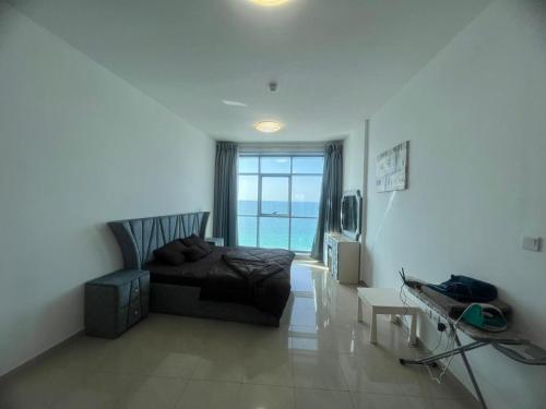 Zona de estar de Ocean View Luxury Suites
