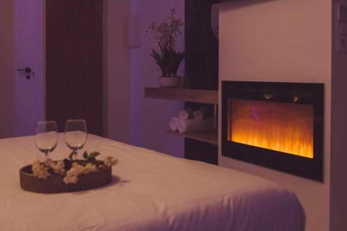 Ένα ή περισσότερα κρεβάτια σε δωμάτιο στο Loft Tú y Yo