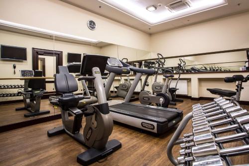 Fitness centrum a/nebo fitness zařízení v ubytování Radisson Blu Hotel, Gdańsk
