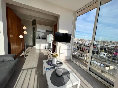 TV a/nebo společenská místnost v ubytování Gauc