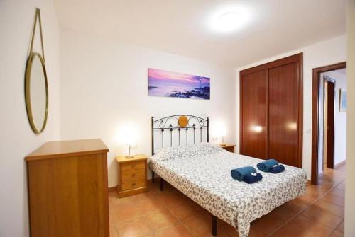Postel nebo postele na pokoji v ubytování Fuerte Holiday Cotillo House