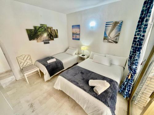 Postel nebo postele na pokoji v ubytování Apartment Teresa