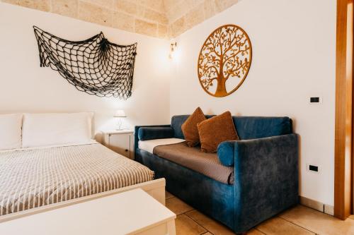 Cama o camas de una habitación en Le Contrade via Roma