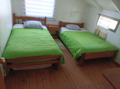Postel nebo postele na pokoji v ubytování Departamento la espiga