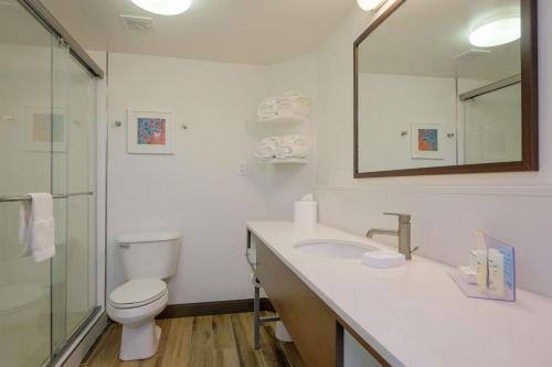 Bilik mandi di Hampton Inn Edenton